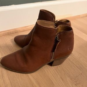 Frye “Judith” Leather Booties